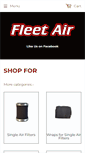 Mobile Screenshot of fleet-airfilters.com